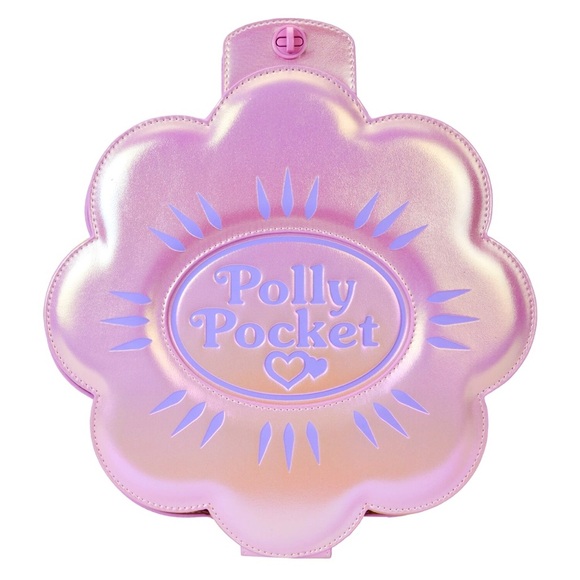 Loungefly Polly Pocket Compact Playset Figural Mini Backpack - NWT - Picture 1 of 10